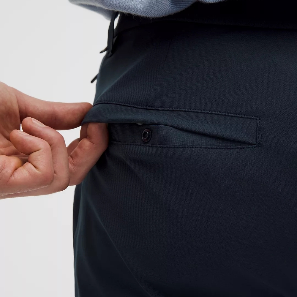 Lululemon ABC Classic Fit Trousers, Warpstreme, 36 X 32, Navy Blue - Picture 6 of 10